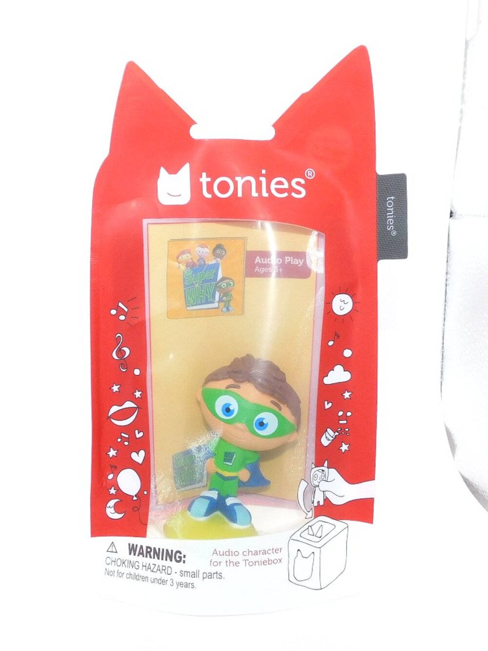 Tonies Super Why Audio Play Figurine Whyatt Wyatt Green PBS Kids NEW